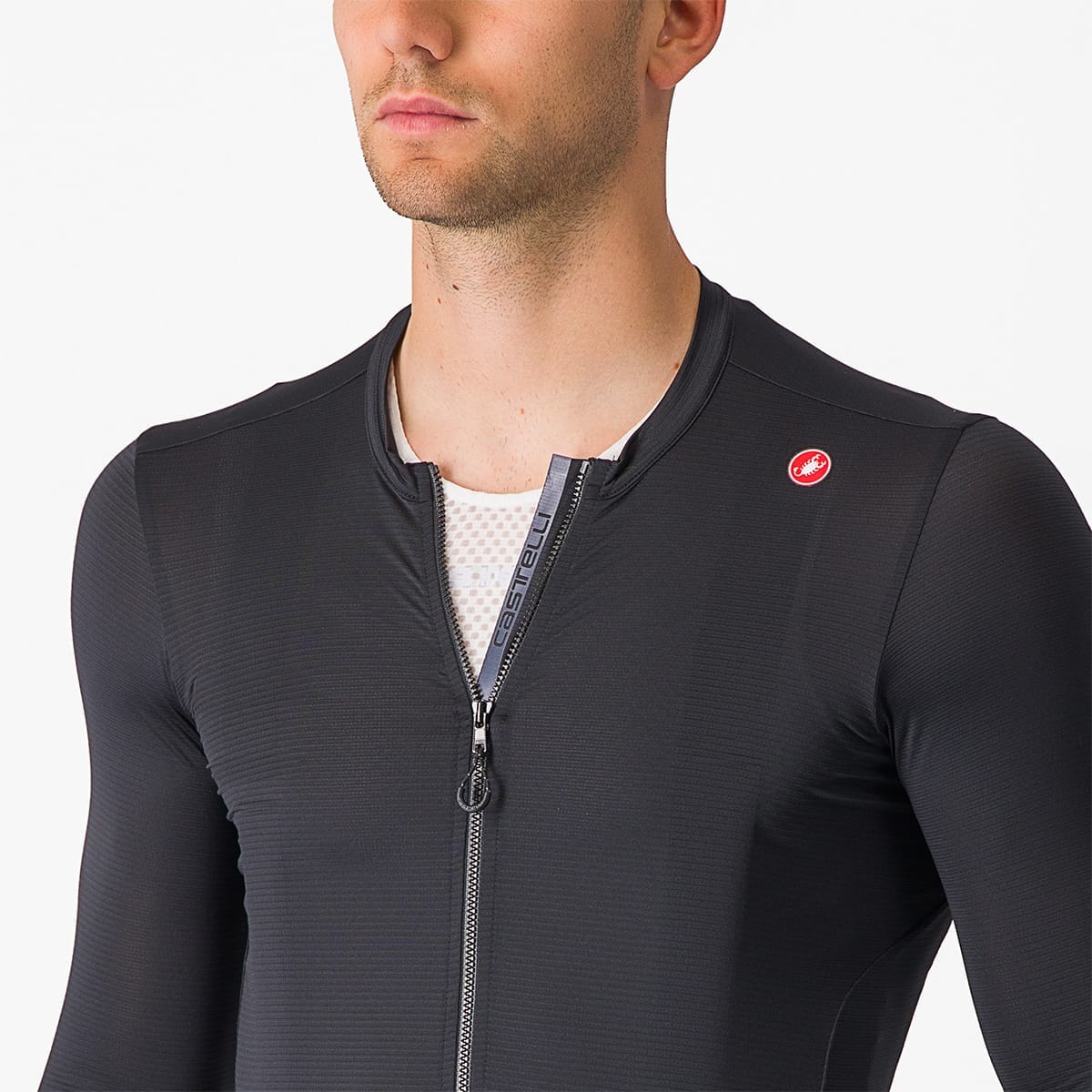 Maillot CASTELLI ESPRESSO Manches Longues Noir - Image 5