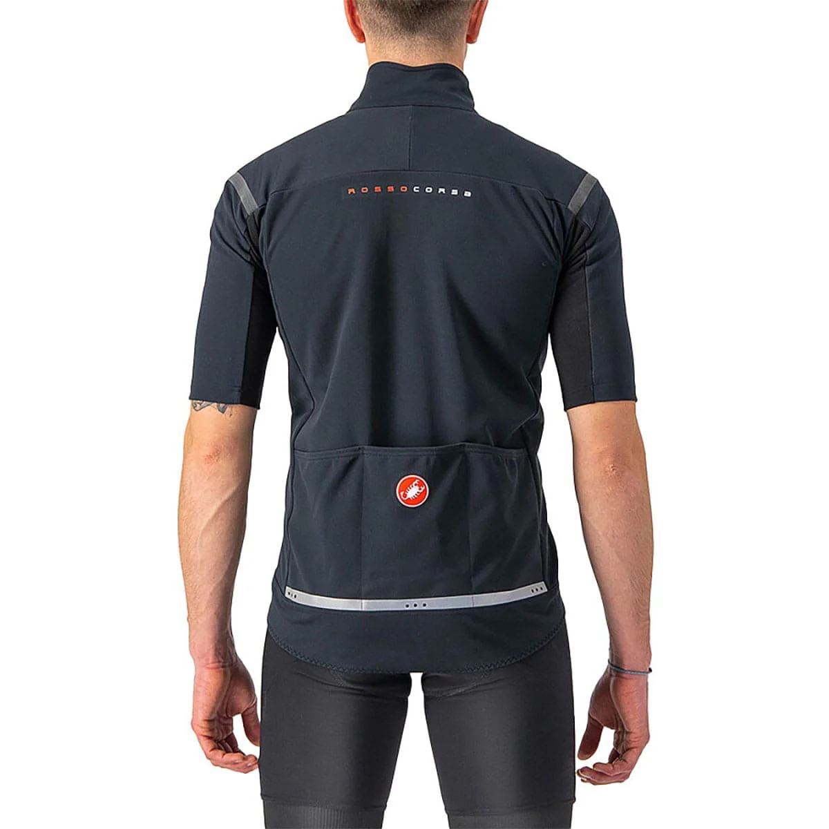 Maillot CASTELLI GABBA ROS 2 Manches Courtes Noir/Noir Reflex - Image 2