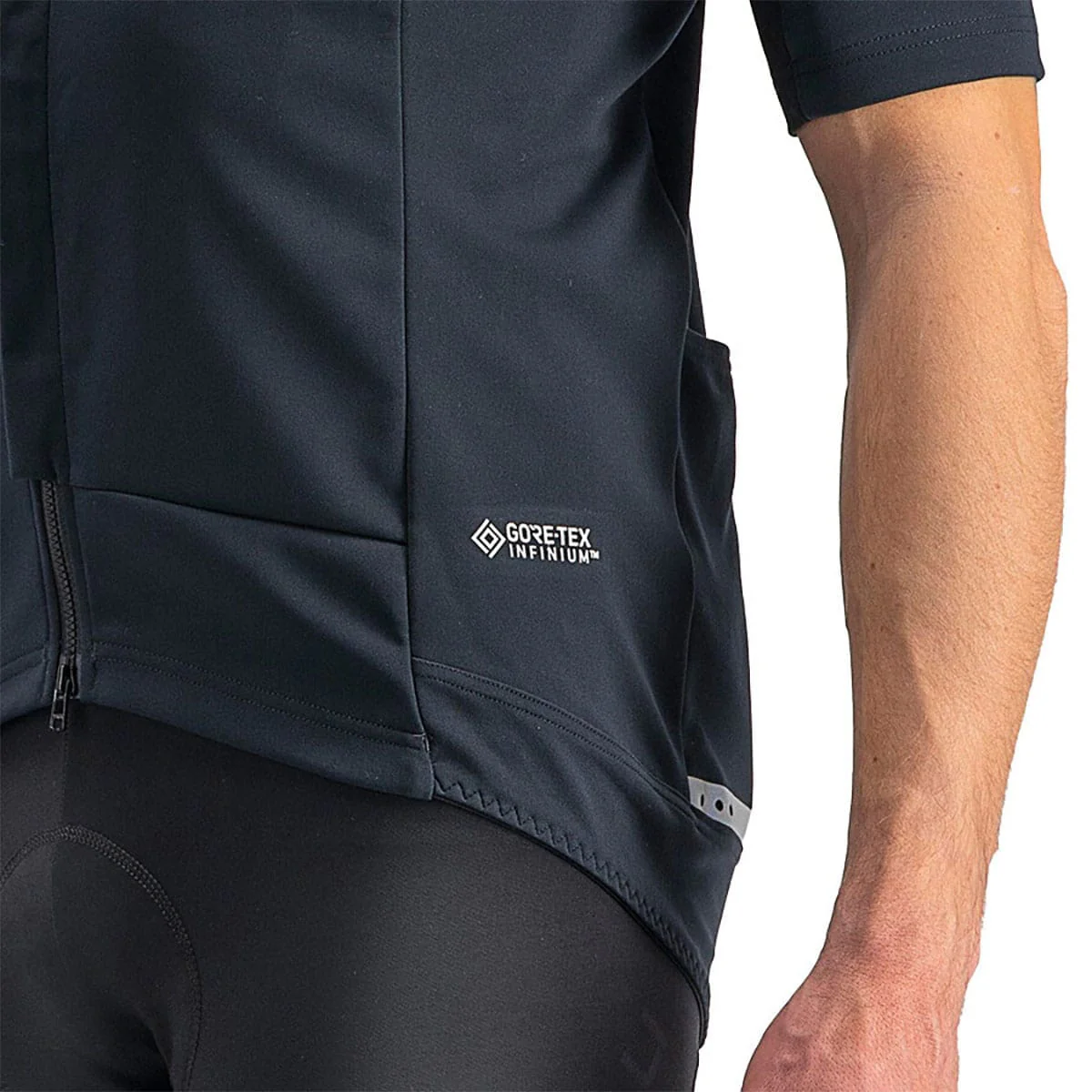 Maillot CASTELLI GABBA ROS 2 Manches Courtes Noir/Noir Reflex - Image 5