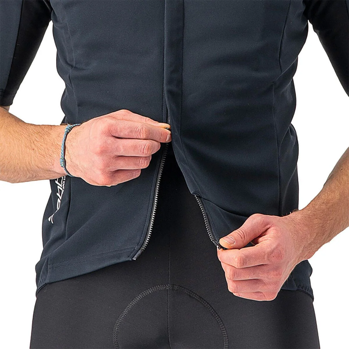 Maillot CASTELLI GABBA ROS 2 Manches Courtes Noir/Noir Reflex - Image 6