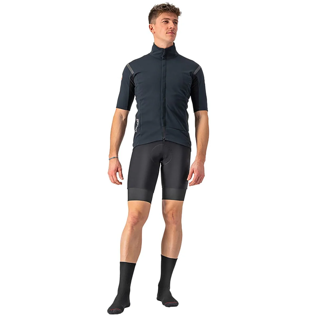 Maillot CASTELLI GABBA ROS 2 Manches Courtes Noir/Noir Reflex - Image 8