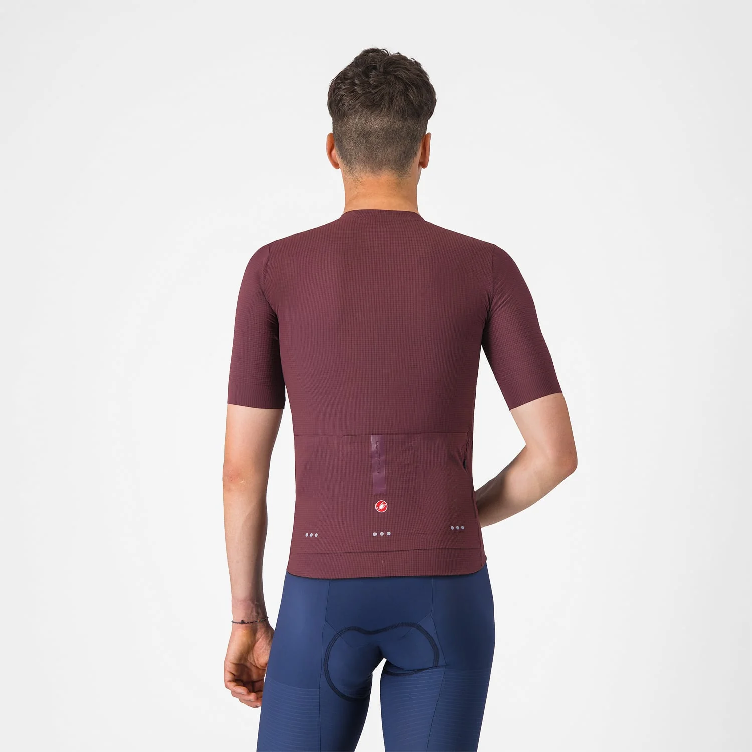 Maillot CASTELLI PREMIO EVO Manches Courtes Bordeaux - Image 3