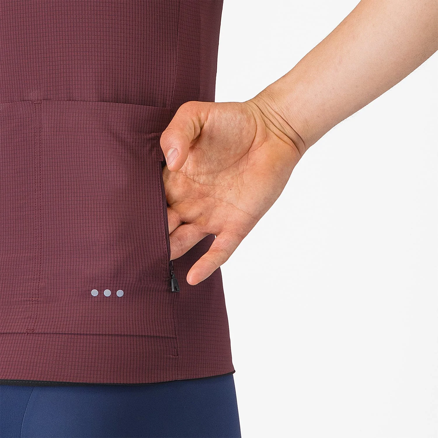 Maillot CASTELLI PREMIO EVO Manches Courtes Bordeaux - Image 6