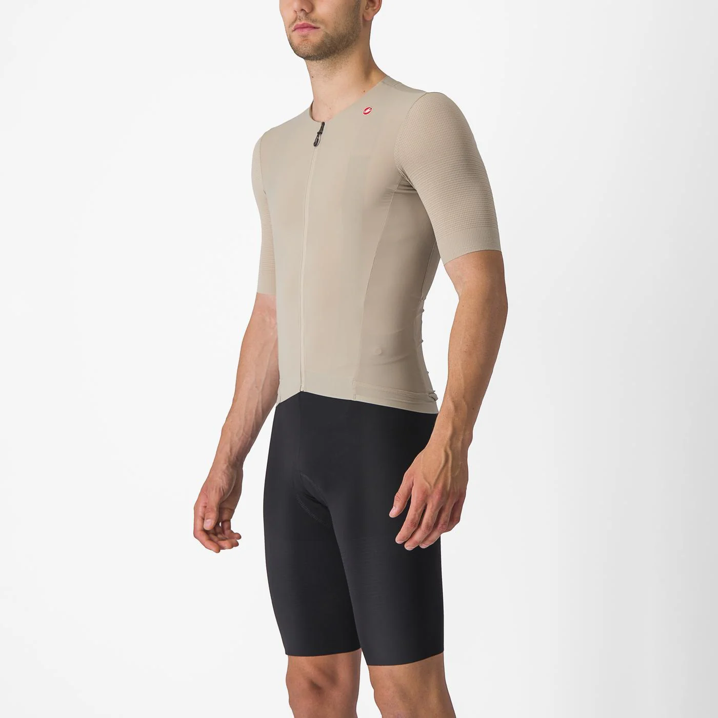 Maillot CASTELLI PREMIO Manches Courtes Beige - Image 3
