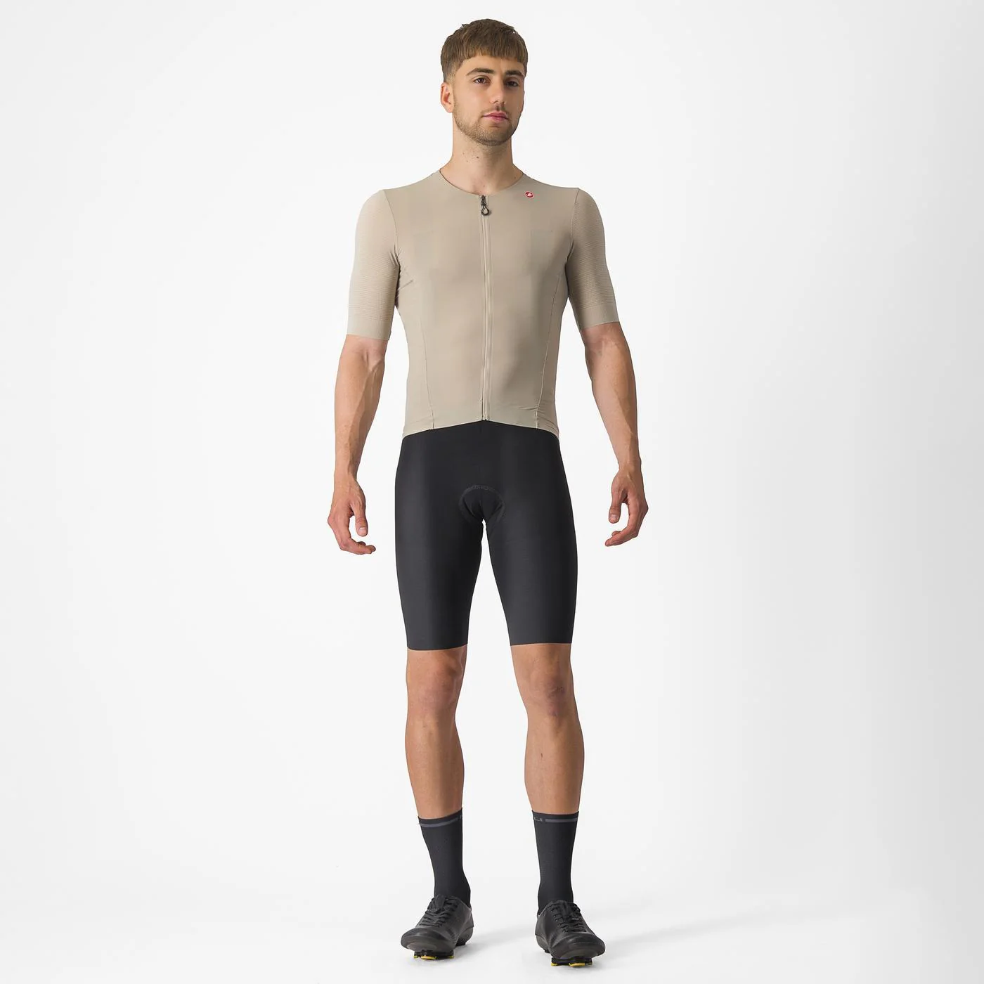 Maillot CASTELLI PREMIO Manches Courtes Beige - Image 8