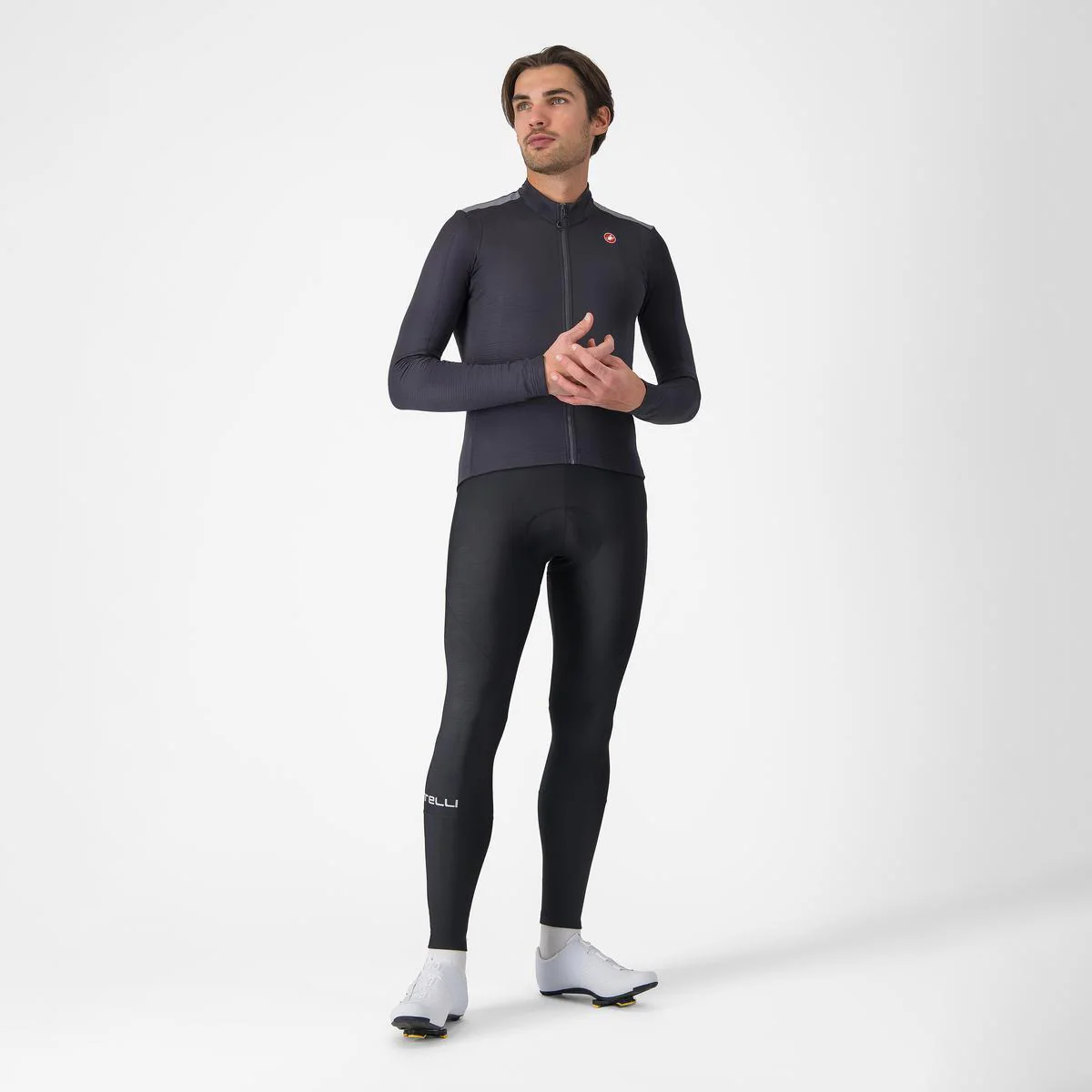 Maillot CASTELLI PURO 4 Manches Longues Dark Gray - Image 6