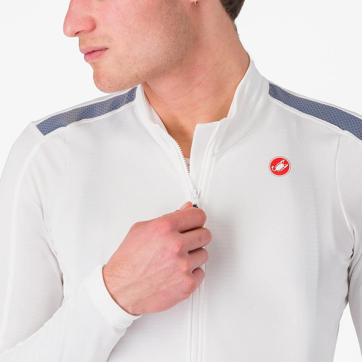 Maillot CASTELLI PURO 4 Manches Longues Ivoire - Image 3