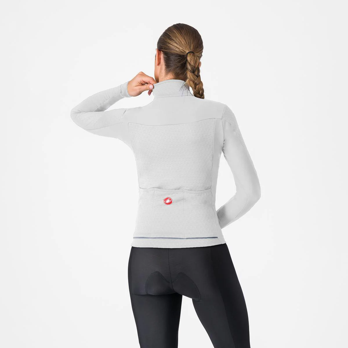 Maillot CASTELLI SFIDA 3 Manches Longues Femme Gris - Image 2