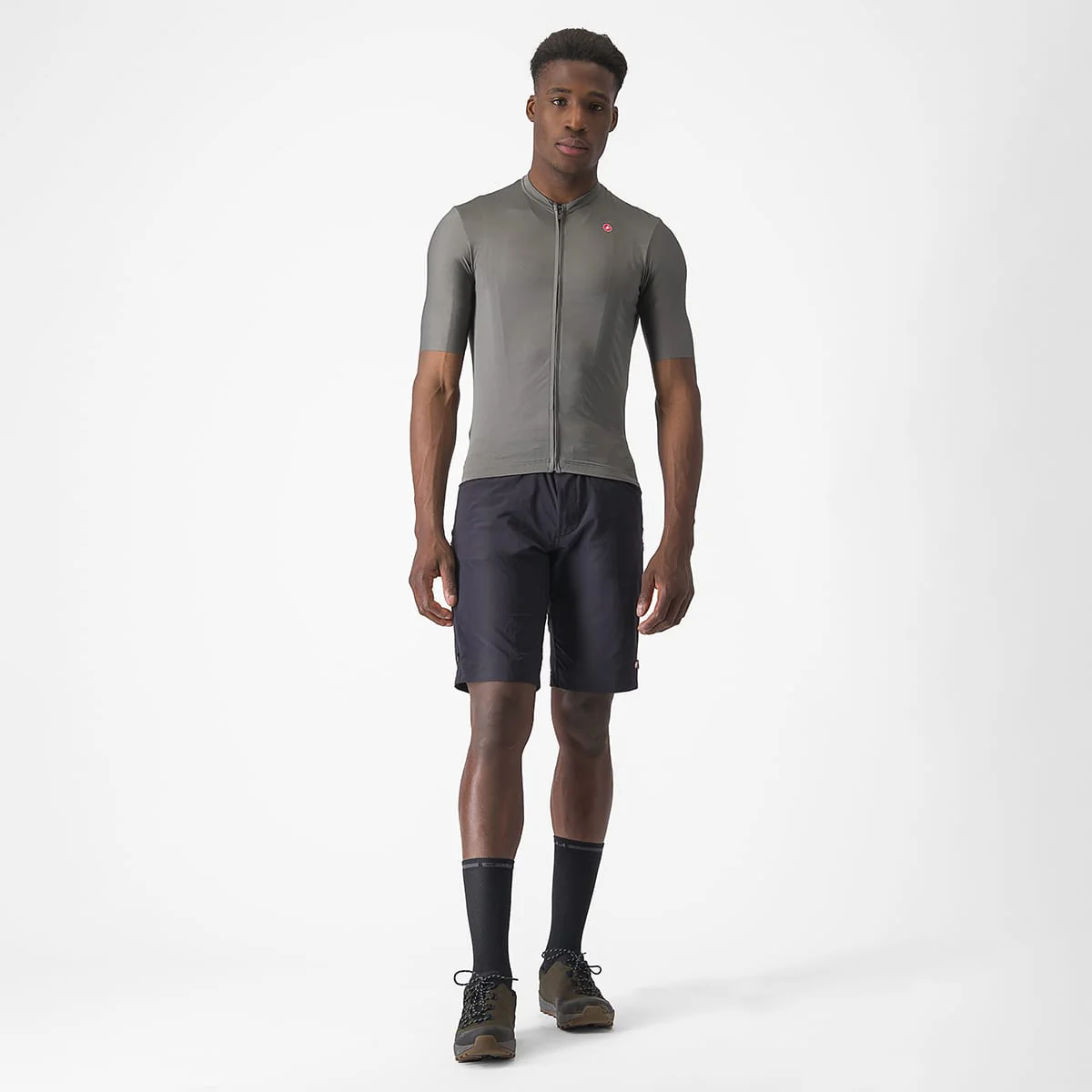 Maillot CASTELLI UNLIMITED ENTRATA 2 Manches Courtes Gris - Image 3