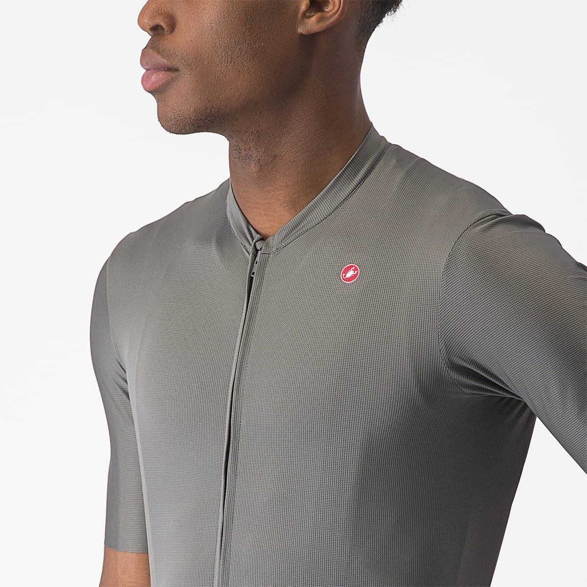 Maillot CASTELLI UNLIMITED ENTRATA 2 Manches Courtes Gris - Image 5