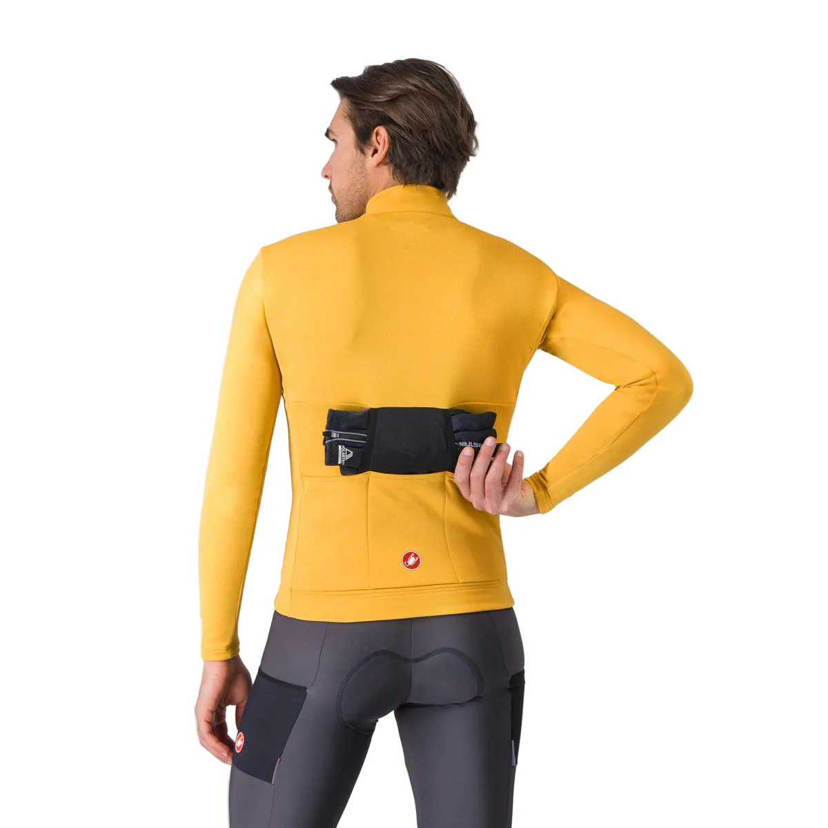 Maillot CASTELLI UNLIMITED TRAIL 2 Manches Longues Orange - Image 2