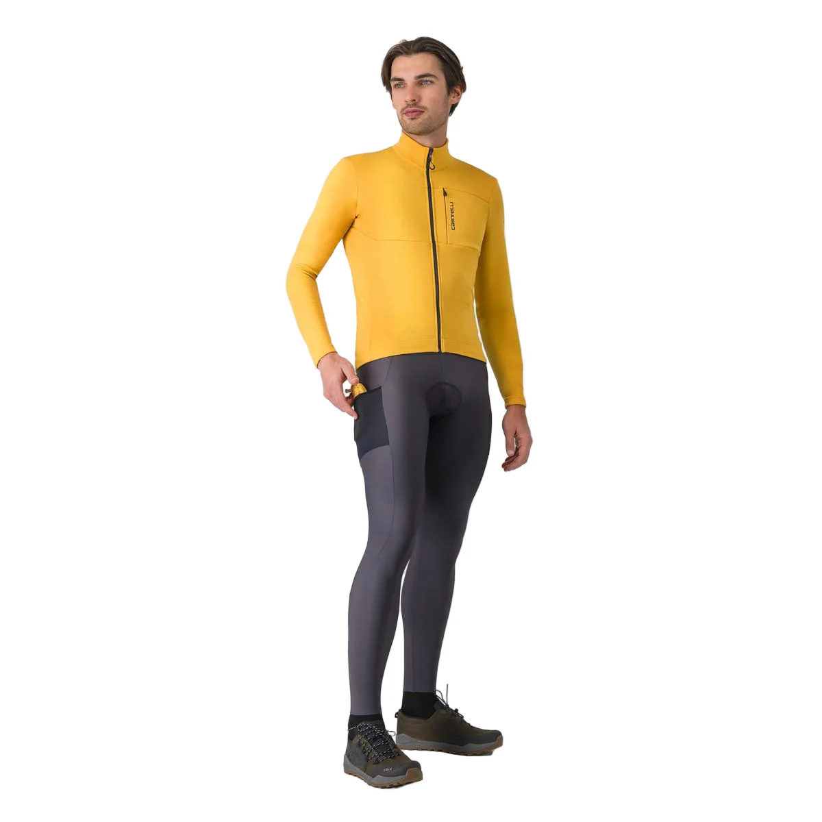 Maillot CASTELLI UNLIMITED TRAIL 2 Manches Longues Orange - Image 6