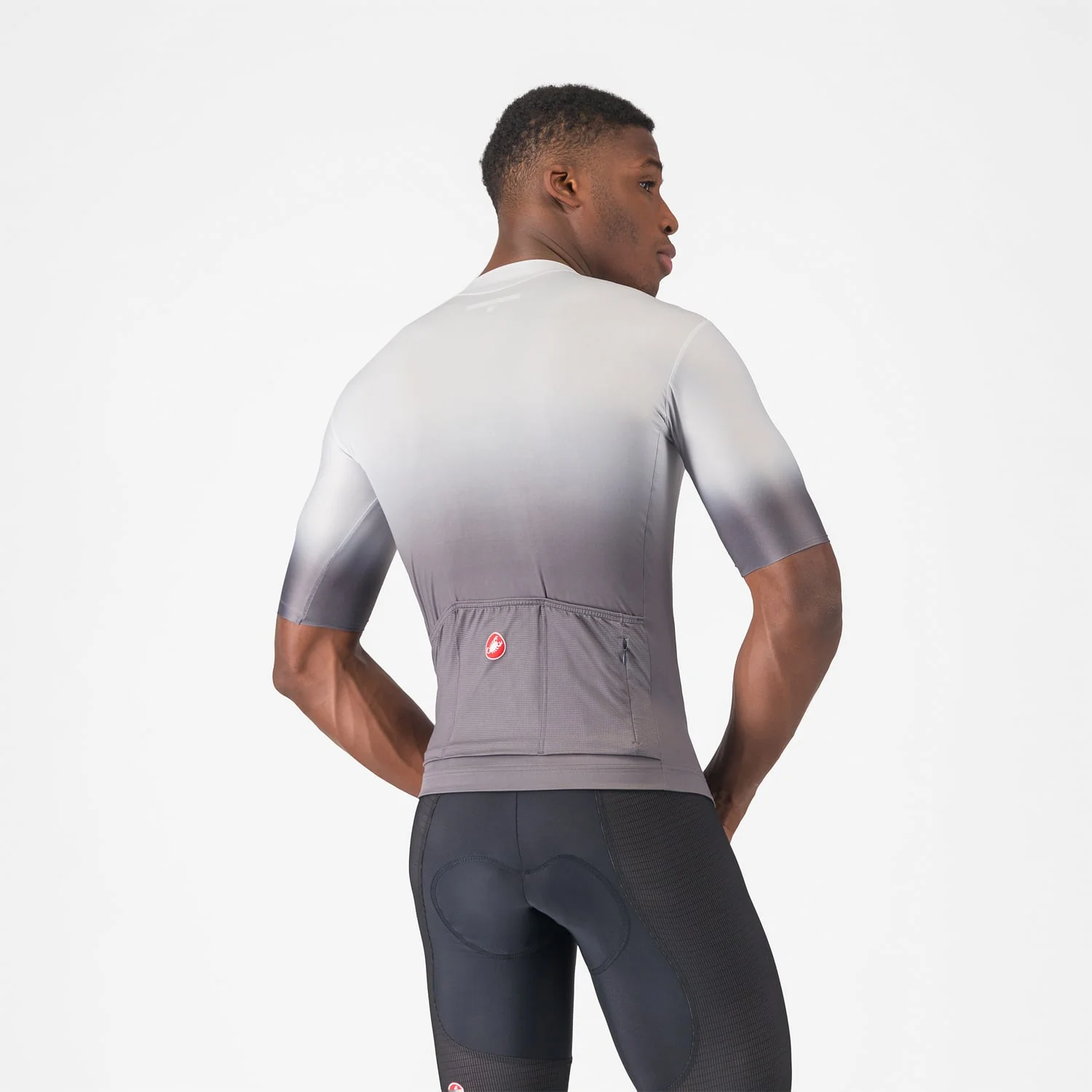 Maillot CASTELLI UPF Manches Courtes Gris - Image 2