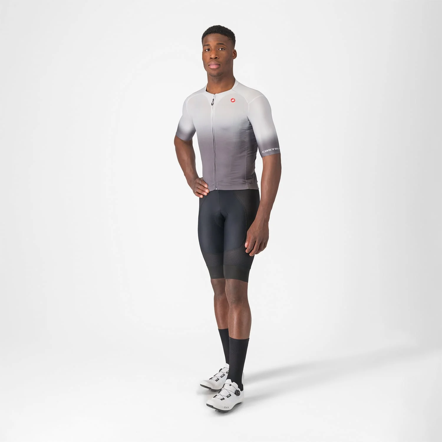 Maillot CASTELLI UPF Manches Courtes Gris - Image 3