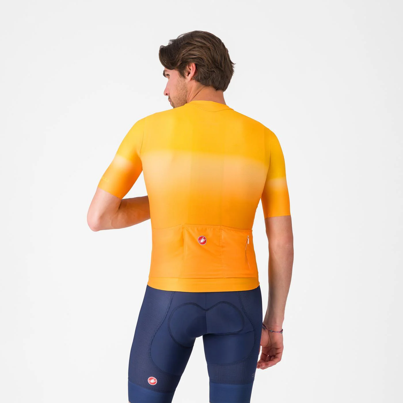 Maillot CASTELLI UPF Manches Courtes Orange - Image 2