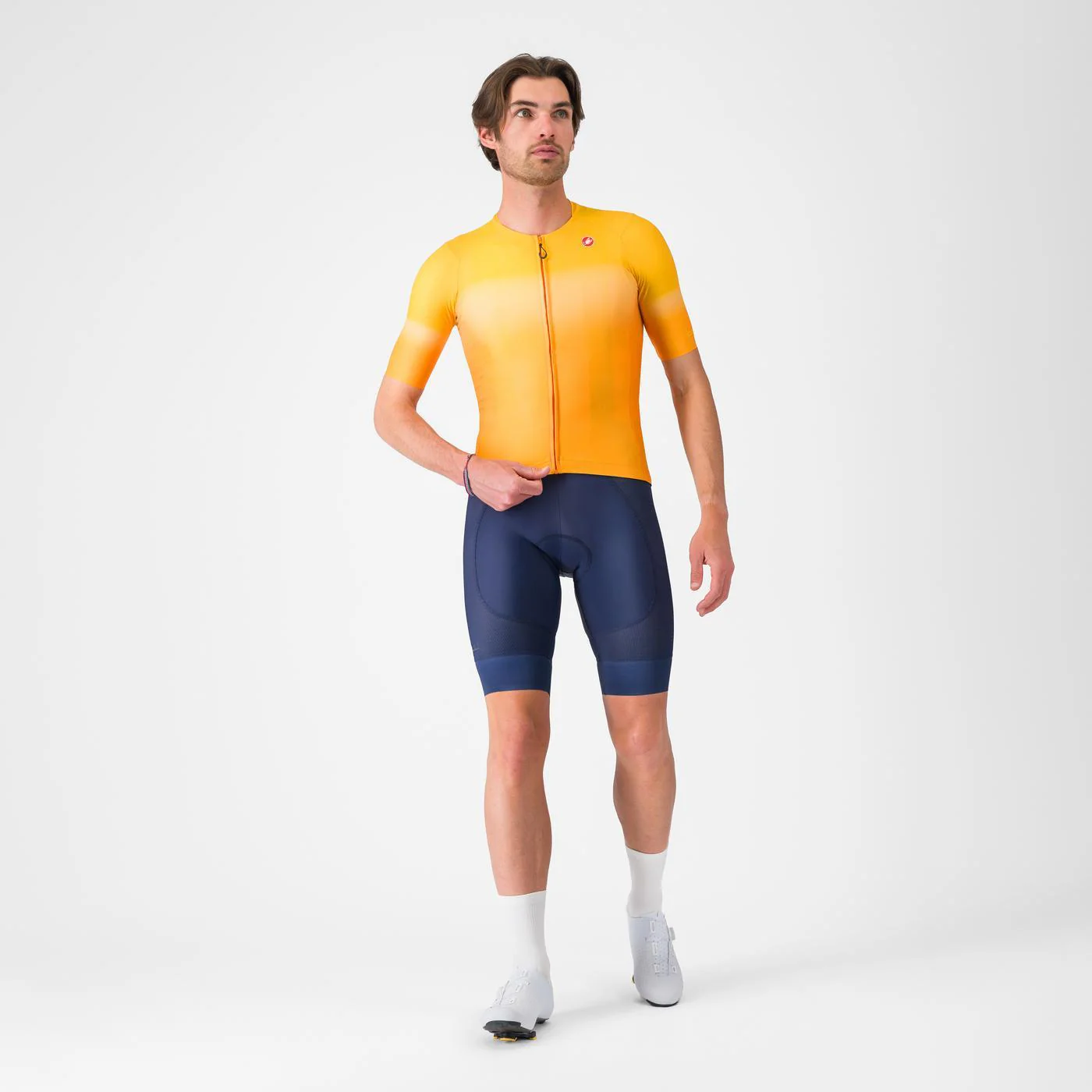 Maillot CASTELLI UPF Manches Courtes Orange - Image 6
