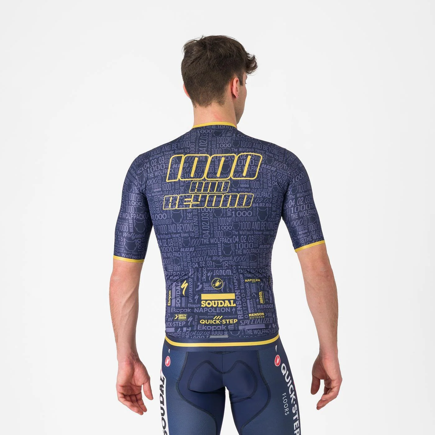 Maillot CASTELLI WOLFPACK 1000 VICTORY Manches Courtes Marine - Image 2