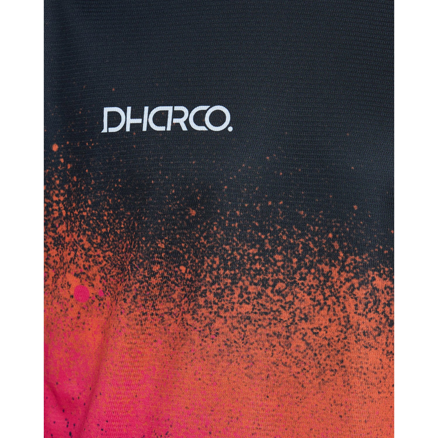 Maillot DHARCO BLACK SNAKE Manches Courtes Noir/Orange - Image 6