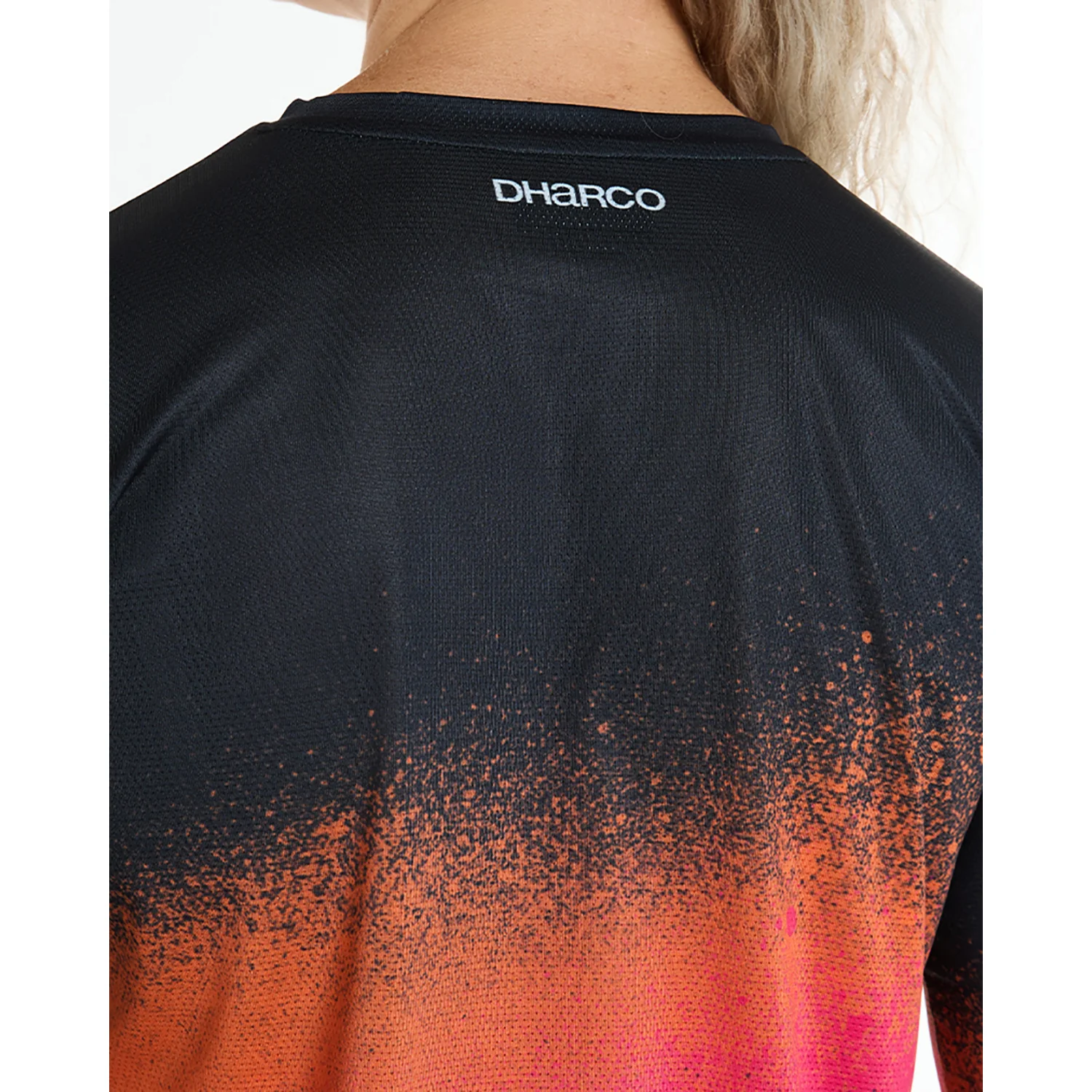 Maillot DHARCO RACE BLACK SNAKE Manches Longues Femme Noir/Orange - Image 9