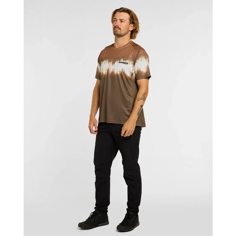 Maillot DHARCO DUNE Manches Courtes Marron - Image 4