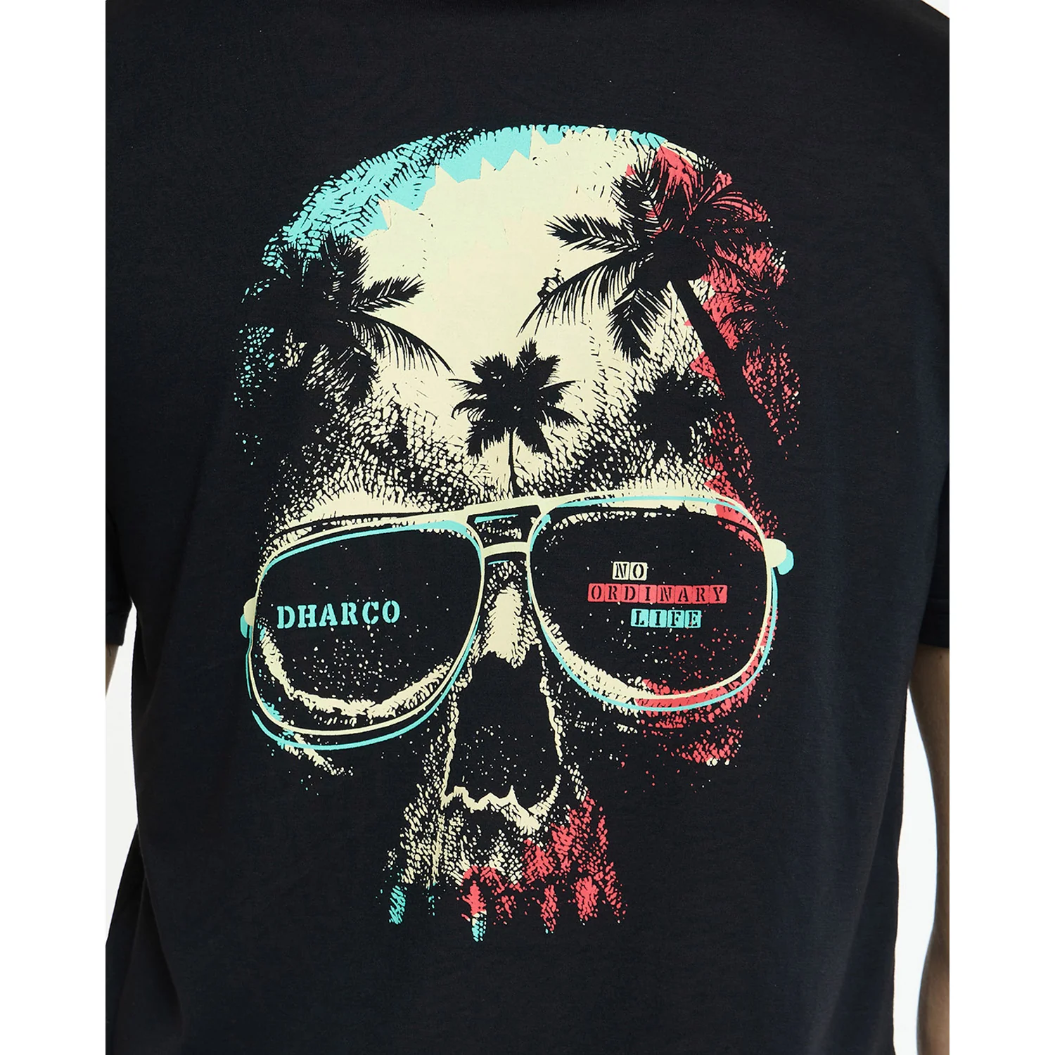 Maillot DHARCO TECH TEE EDDIE Manches Courtes Noir - Image 5