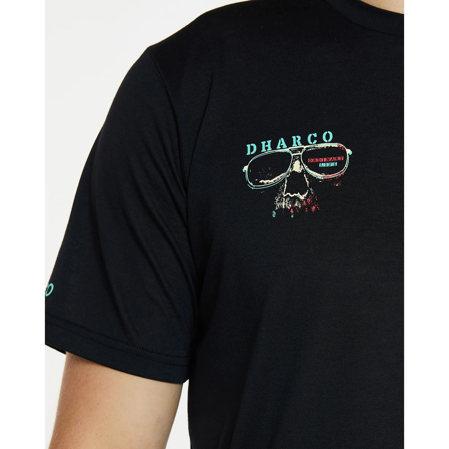 Maillot DHARCO TECH TEE EDDIE Manches Courtes Noir - Image 6