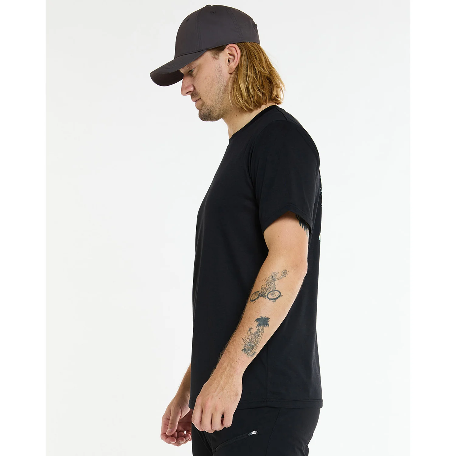 Maillot DHARCO TECH TEE EDDIE Manches Courtes Noir - Image 8