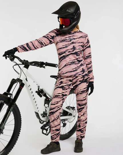 Maillot DHARCO GRAVITY AMBUSH Manches Longues Femme Rose/Noir - Image 5
