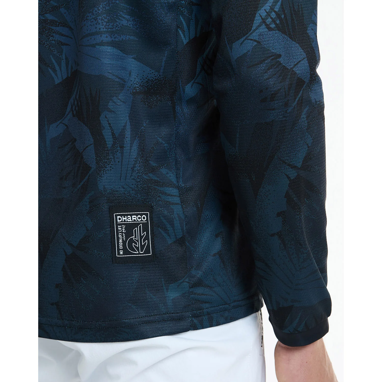Maillot DHARCO GRAVITY DARK ROOM Manches Longues Bleu - Image 5
