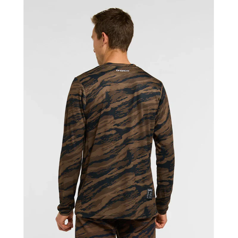 Maillot DHARCO GRAVITY RECON Manches Longues Noir/Marron - Image 2