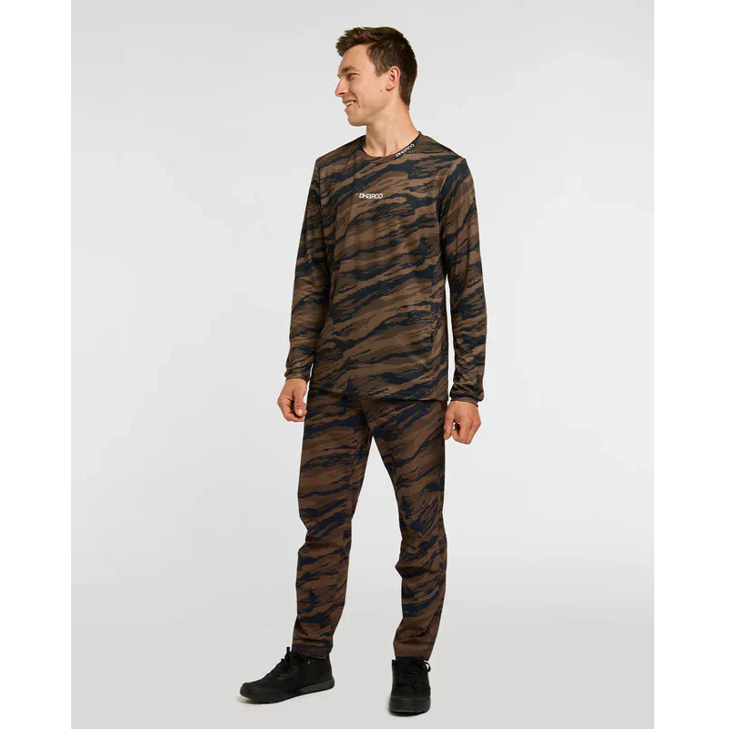 Maillot DHARCO GRAVITY RECON Manches Longues Noir/Marron - Image 3