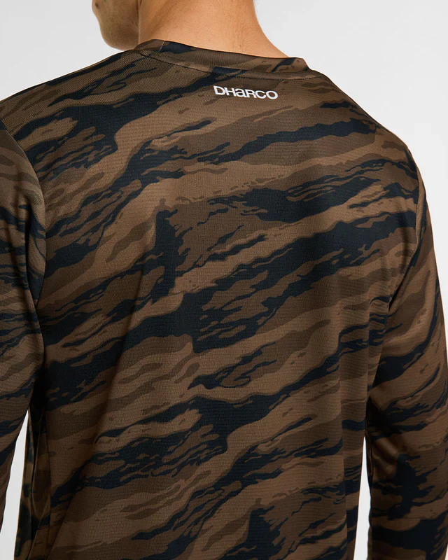 Maillot DHARCO GRAVITY RECON Manches Longues Noir/Marron - Image 5