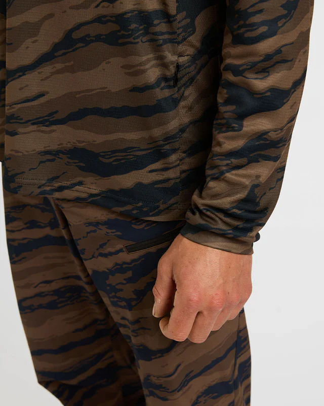 Maillot DHARCO GRAVITY RECON Manches Longues Noir/Marron - Image 6