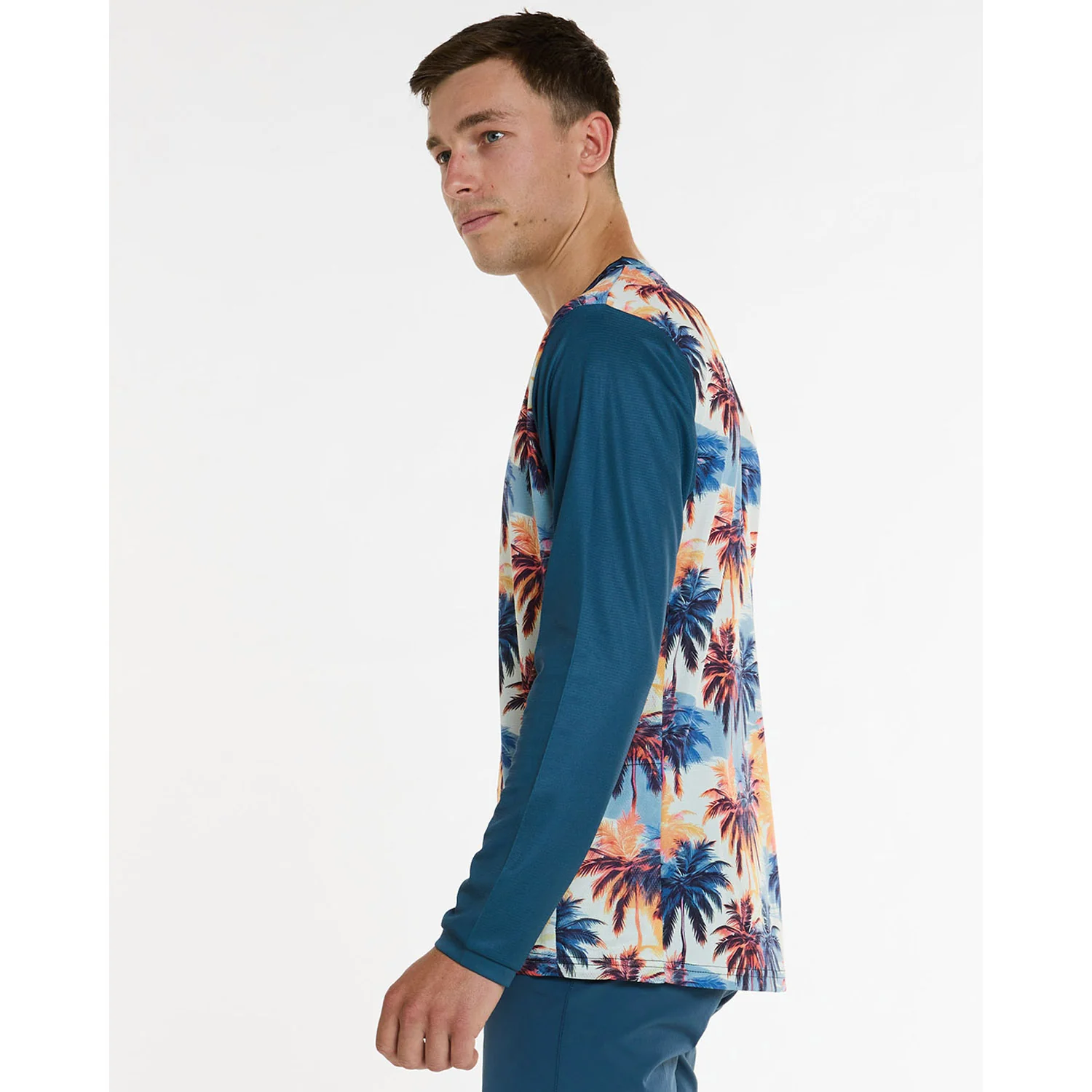Maillot DHARCO GRAVITY VENICE BEACH Manches Longues Bleu - Image 2
