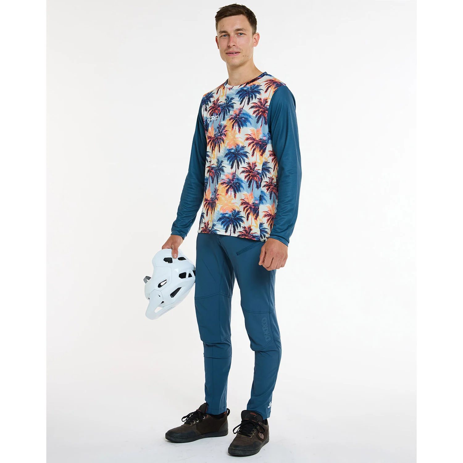 Maillot DHARCO GRAVITY VENICE BEACH Manches Longues Bleu - Image 4