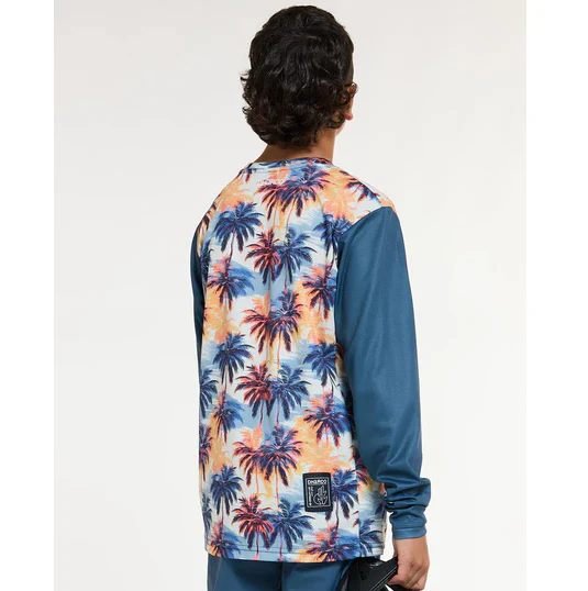 Maillot DHARCO GRAVITY VENICE BEACH Manches Longues Junior Bleu - Image 2