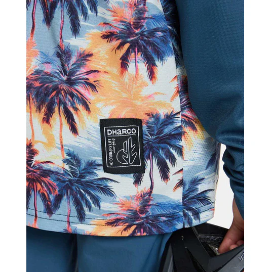 Maillot DHARCO GRAVITY VENICE BEACH Manches Longues Junior Bleu - Image 4
