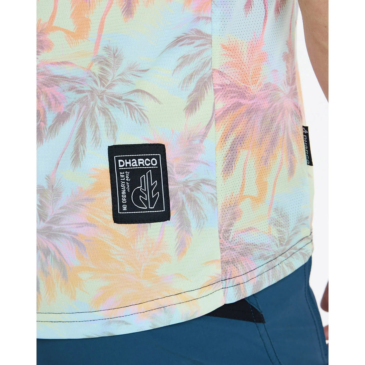 Maillot DHARCO HIGHBALL Manches Courtes Rose/Bleu - Image 5