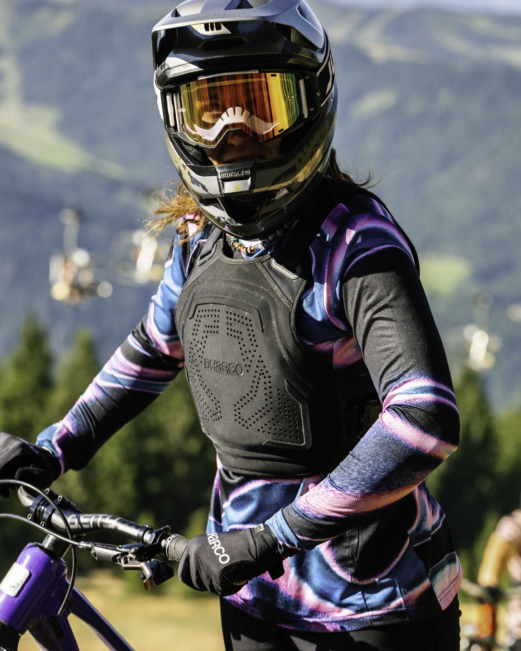 Maillot DHARCO RACE AURORA Manches Longues Femme Noir/Rose - Image 8