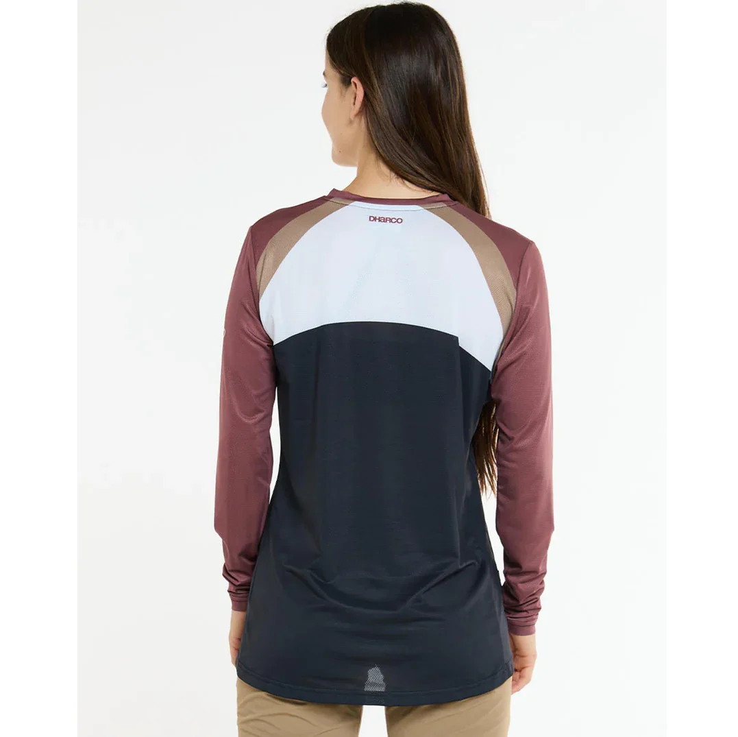 Maillot DHARCO RACE LOTUS Manches Longues Femme Noir/Bronze - Image 3