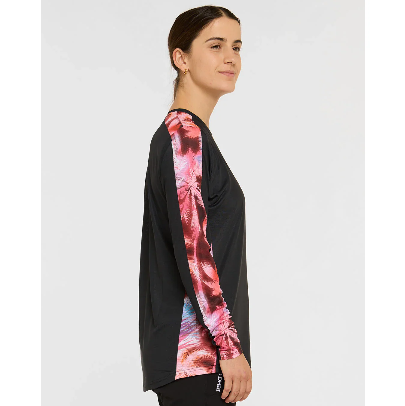 Maillot DHARCO RACE NEBULA Manches Longues Femme Noir/Rose - Image 3