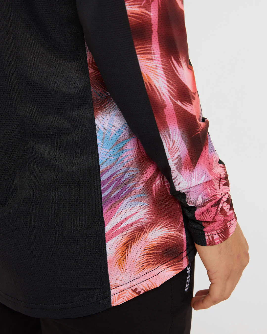 Maillot DHARCO RACE NEBULA Manches Longues Femme Noir/Rose - Image 5