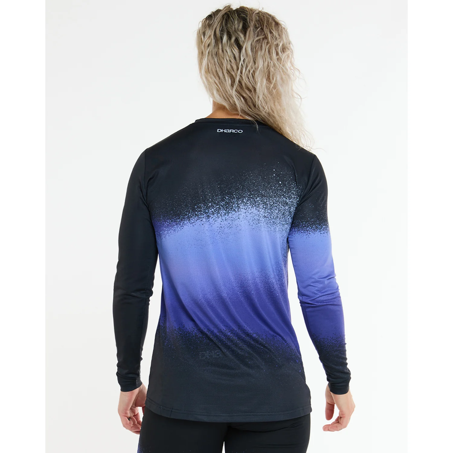 Maillot DHARCO RACE ULTRA VIOLET Manches Longues Femme Noir/Violet - Image 6