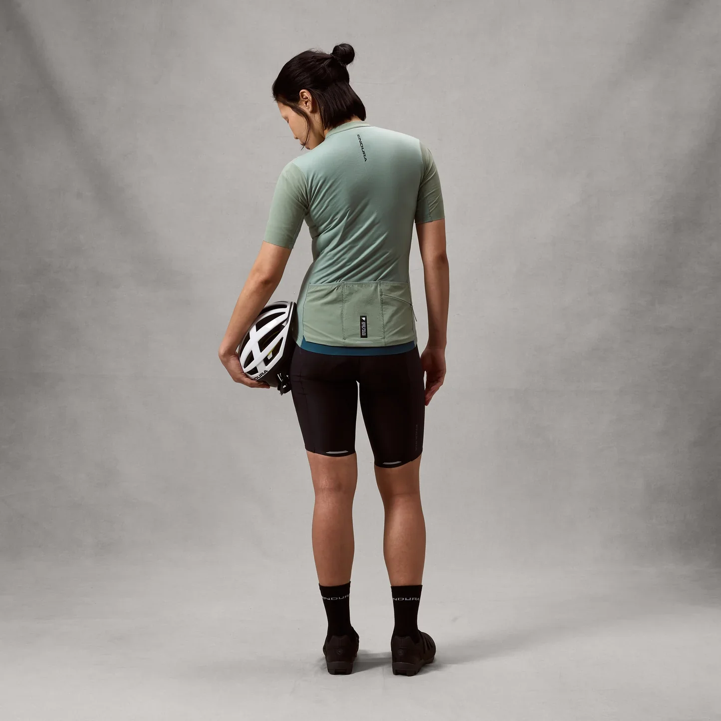 Maillot ENDURA ALLTRACK RIDE Manches Courtes Femme Sage Green - Image 3