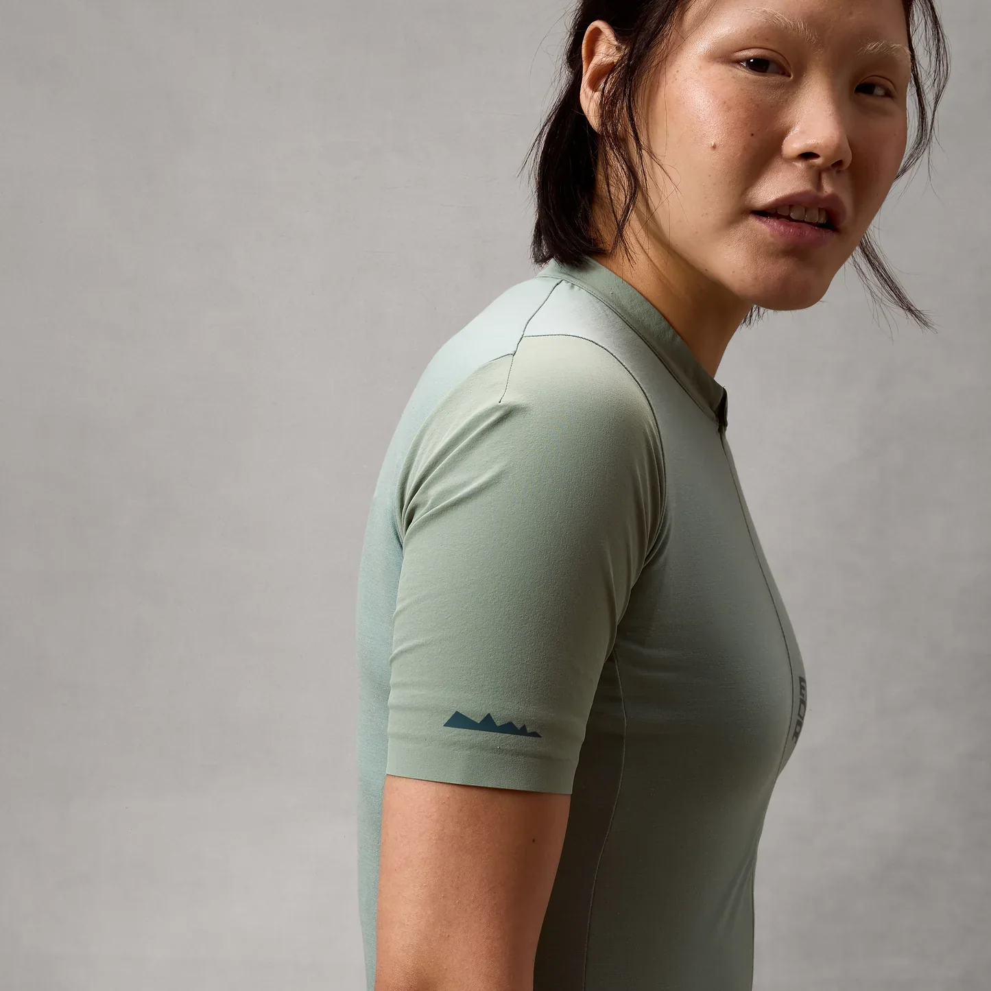 Maillot ENDURA ALLTRACK RIDE Manches Courtes Femme Sage Green - Image 6