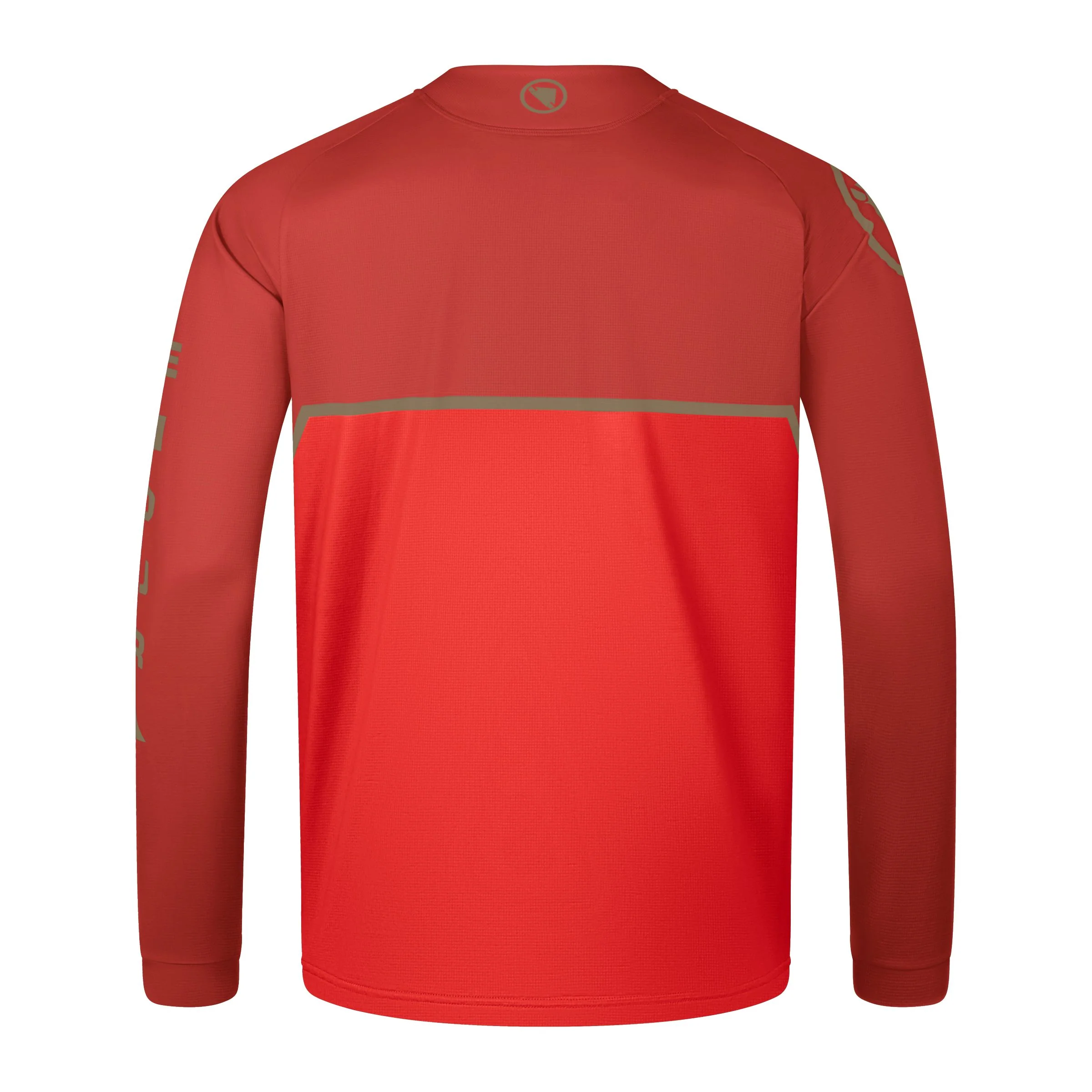 Maillot ENDURA CORE PRINTED Manches Longues Rouge - Image 2