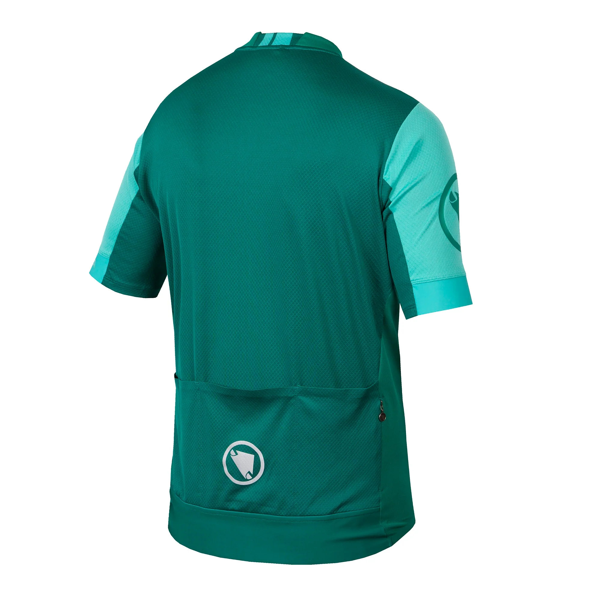 Maillot ENDURA FS260 Manches Courtes Vert/Turquoise - Image 2