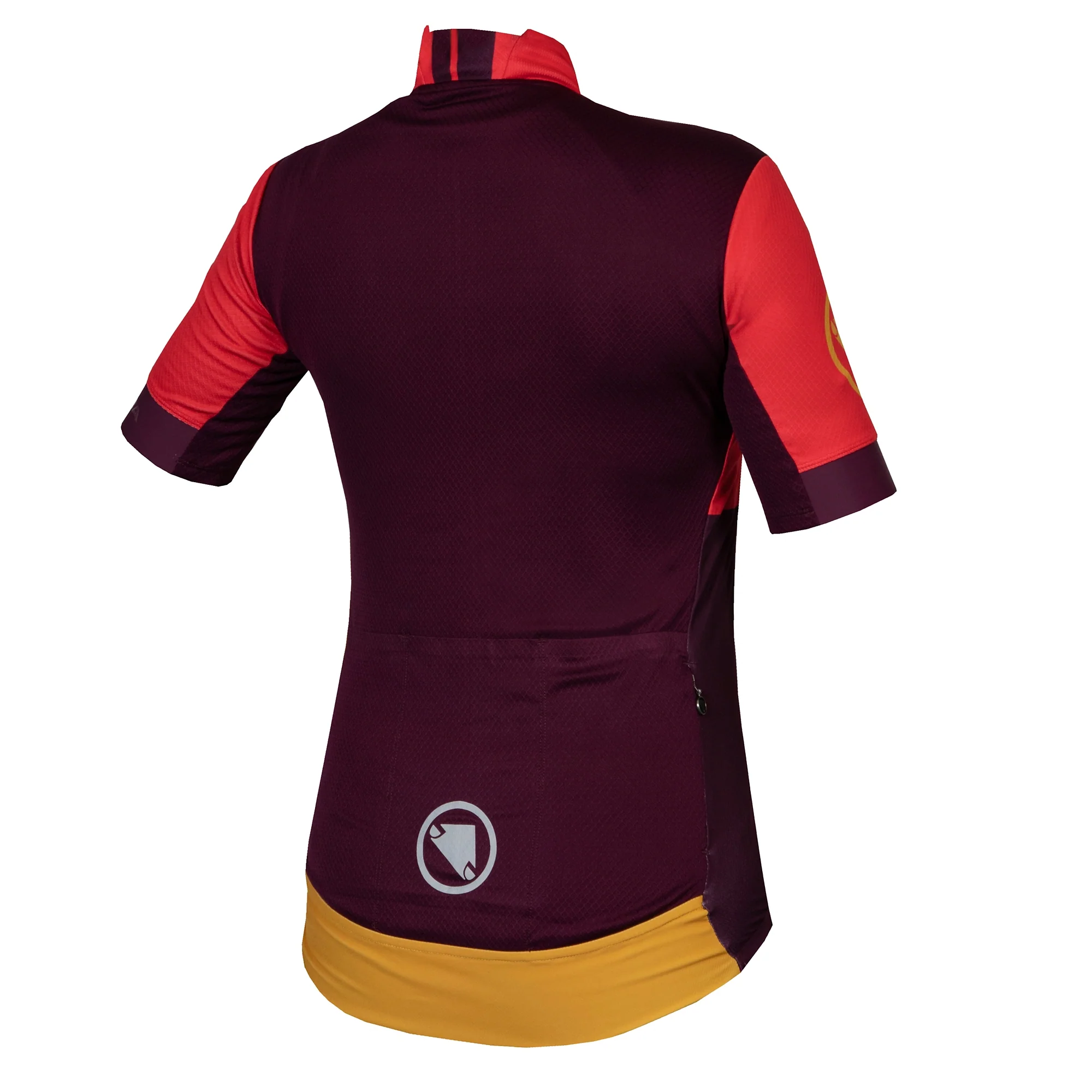 Maillot ENDURA FS260 PRINT Femme Manches Courtes Orange/Marron - Image 2
