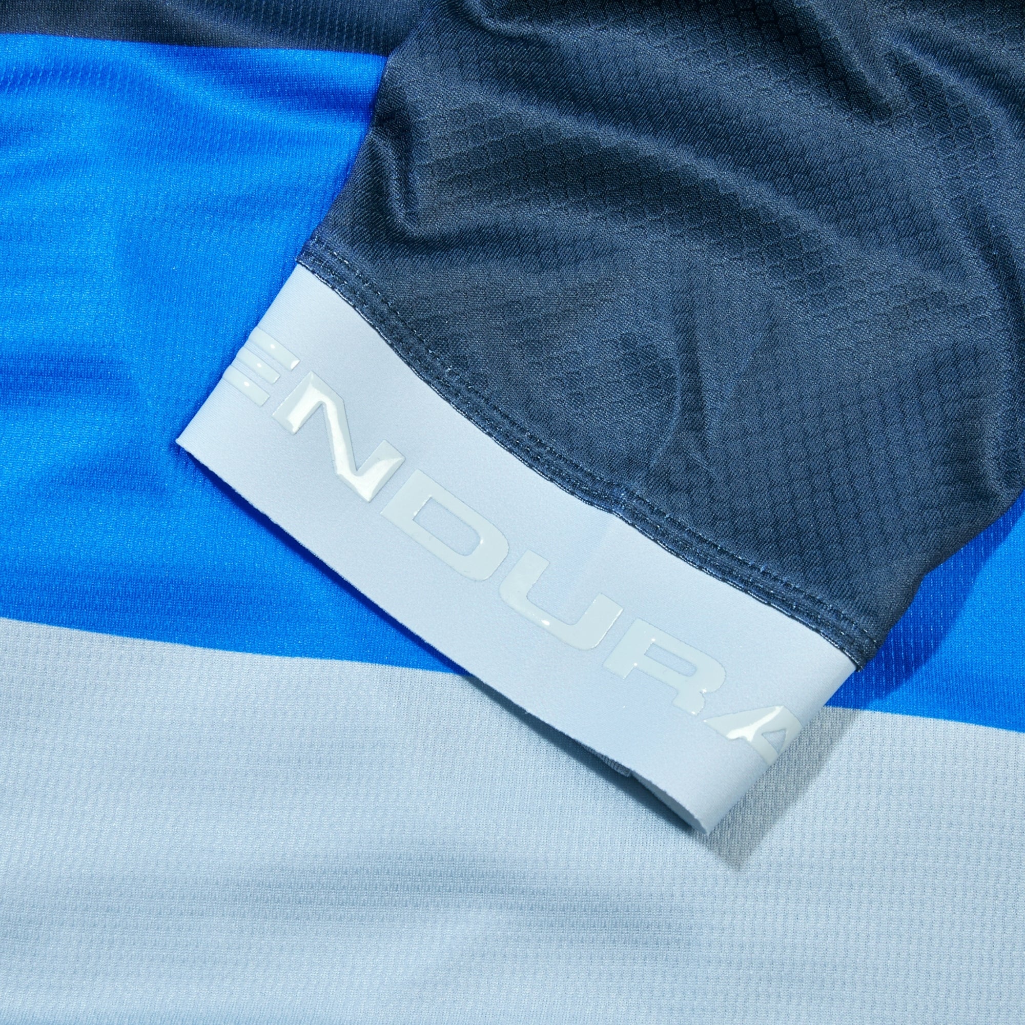 Maillot ENDURA FS260 PRINT Manches Courtes Bleu - Image 5