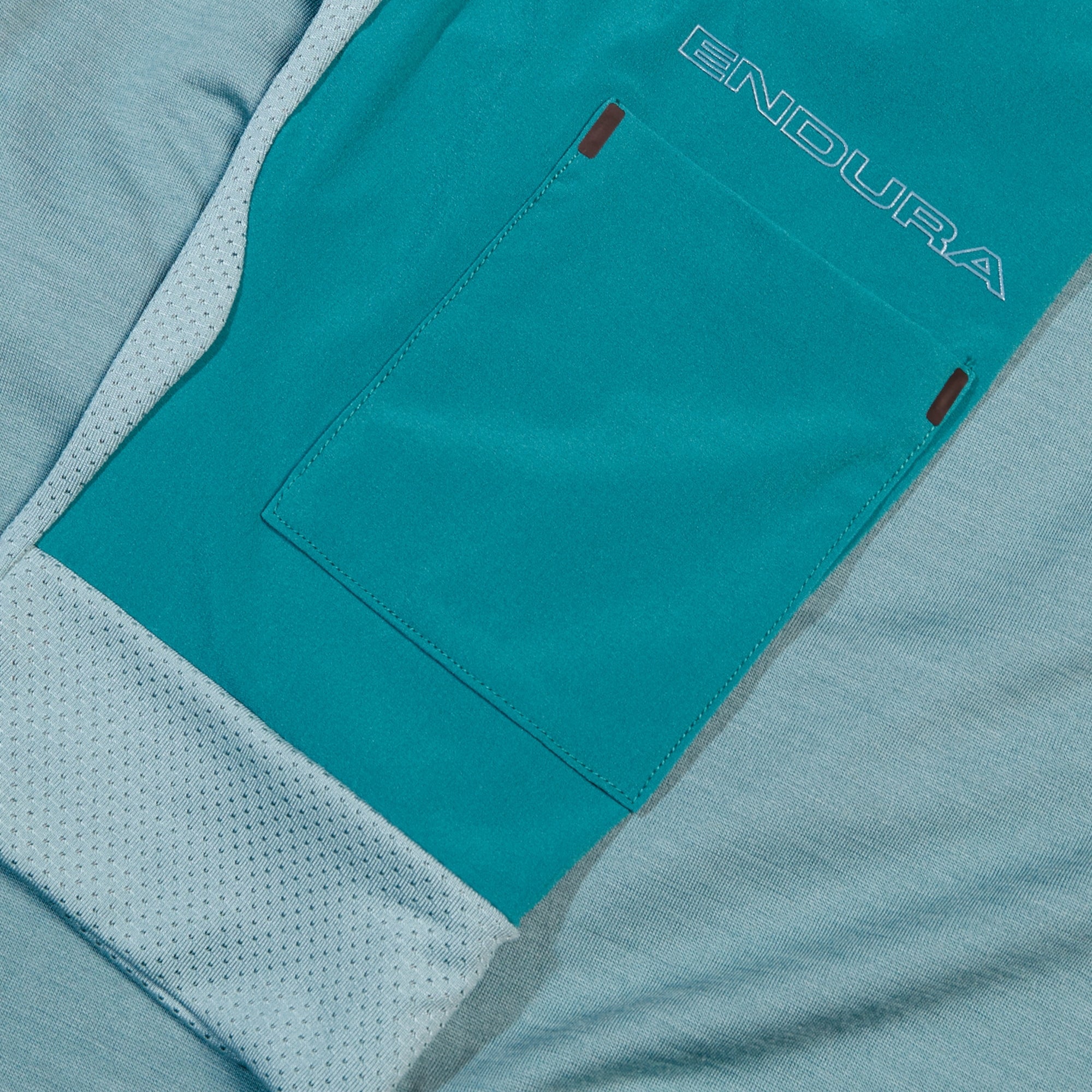 Maillot ENDURA GV500 Femme Manches Courtes Bleu - Image 3